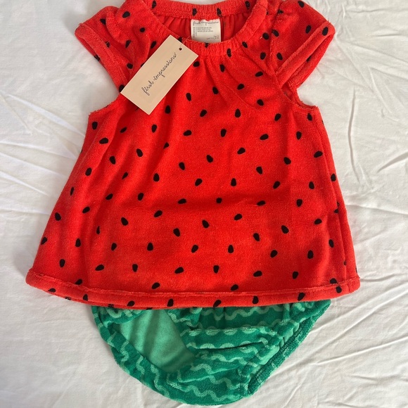 First Impressions Other - First Impressions Watermelon Red Baby Outfit 🍉